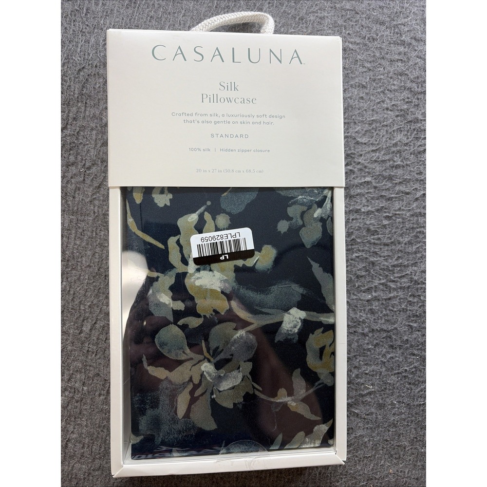 Standard Silk Pillowcase Blurred Floral - Casaluna